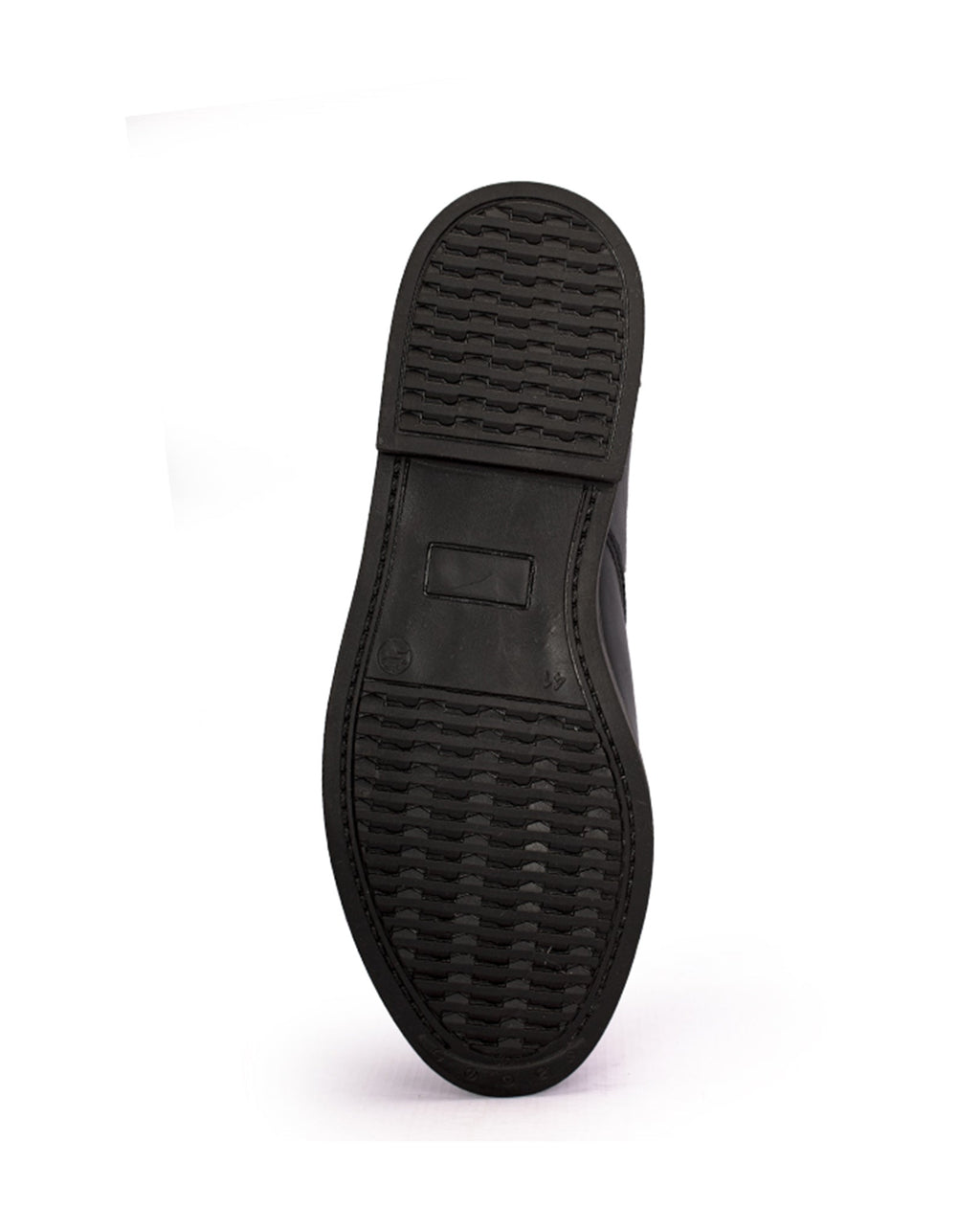 Men's leather oxford black shoes 05001