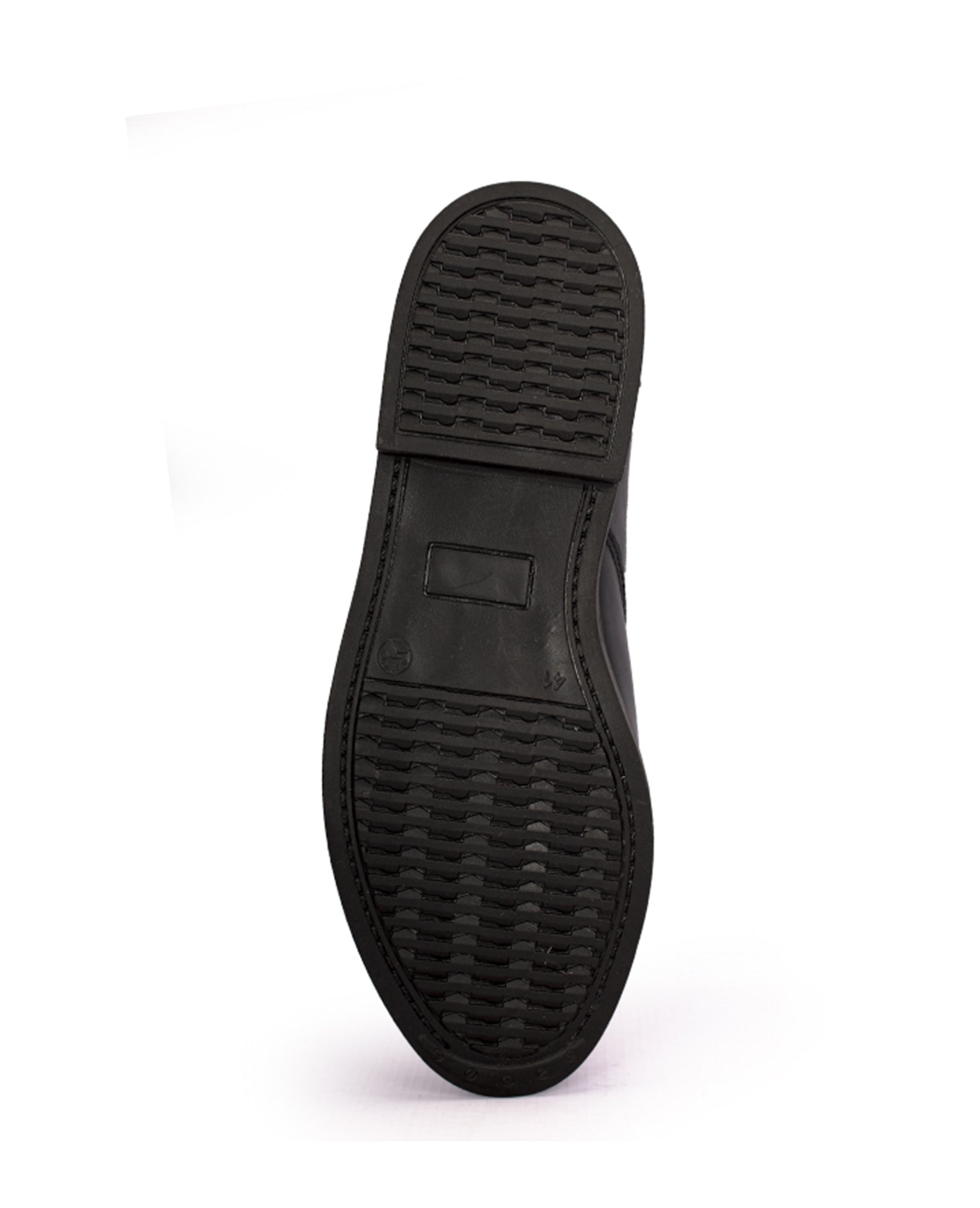 Men's leather oxford black shoes 05001