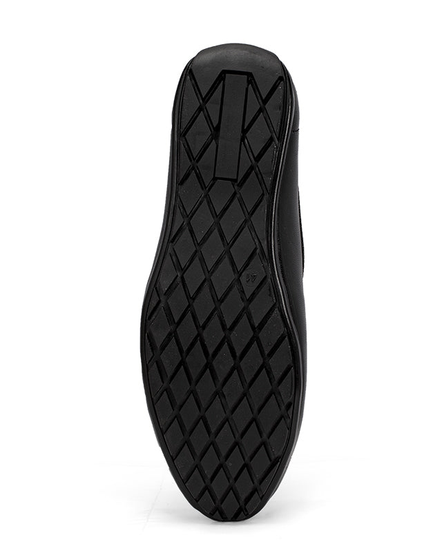 Men's leather black Shoes 106405
