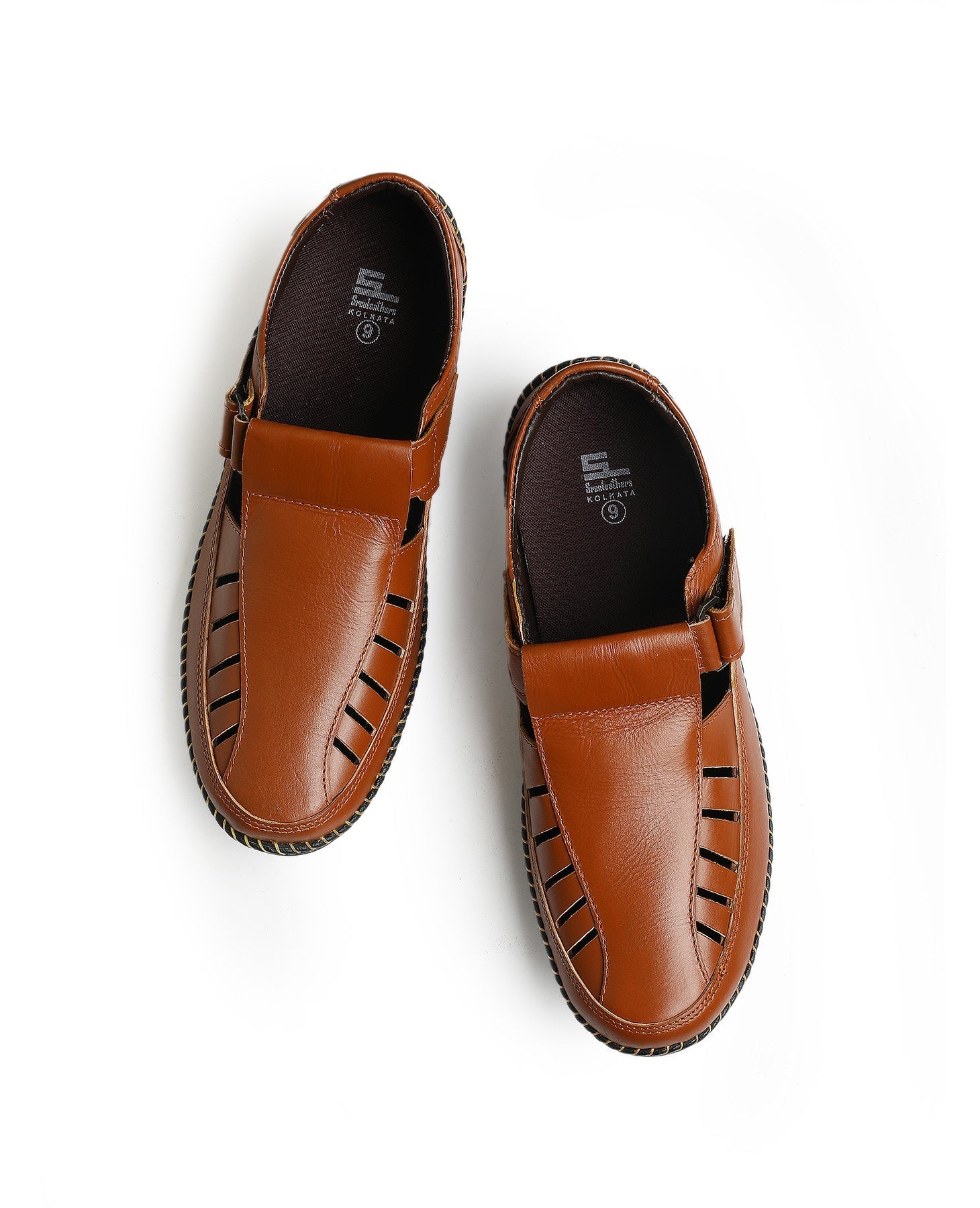 Men's fisherman tan sandals 117452