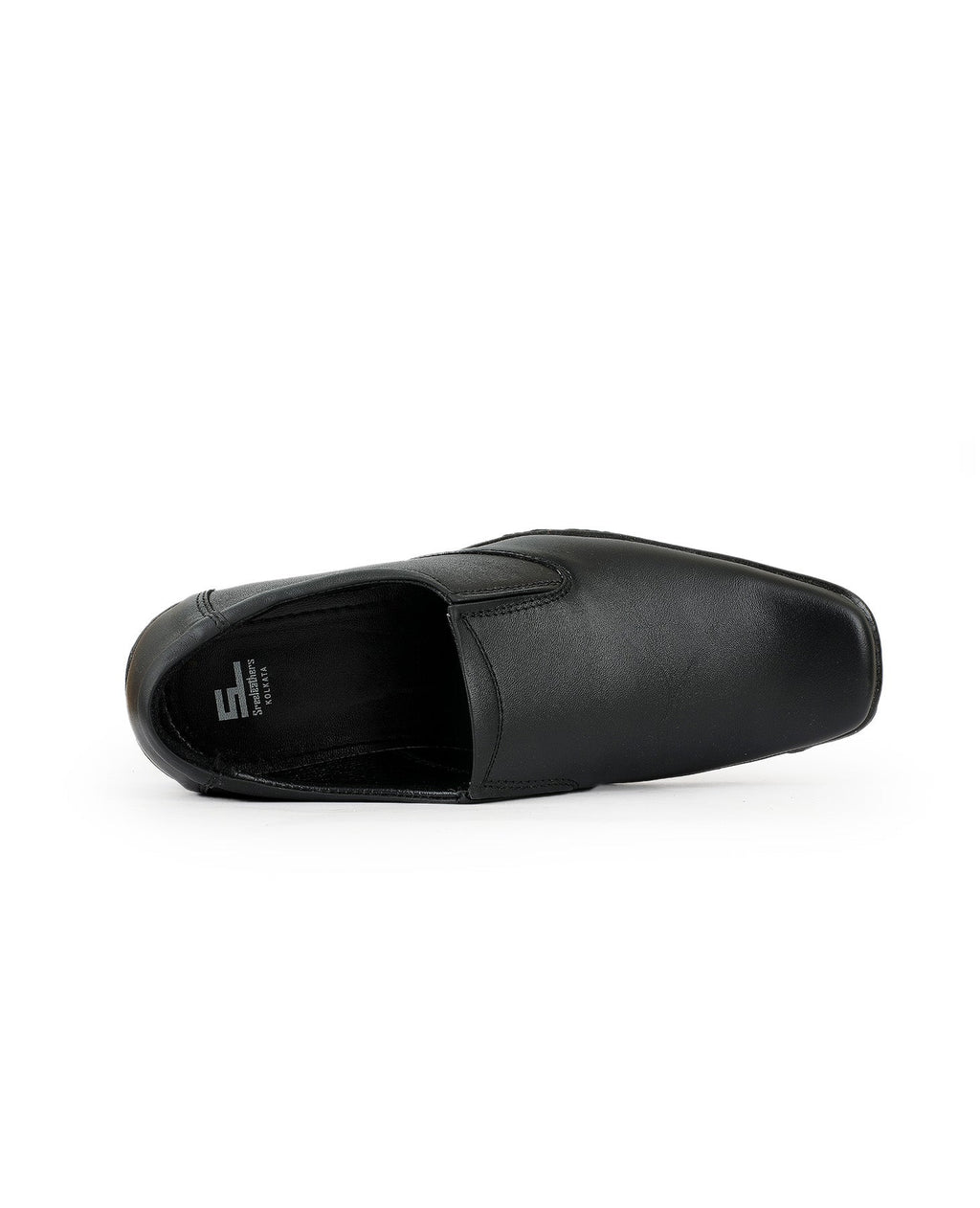Men's Leather Black Shoes 18315