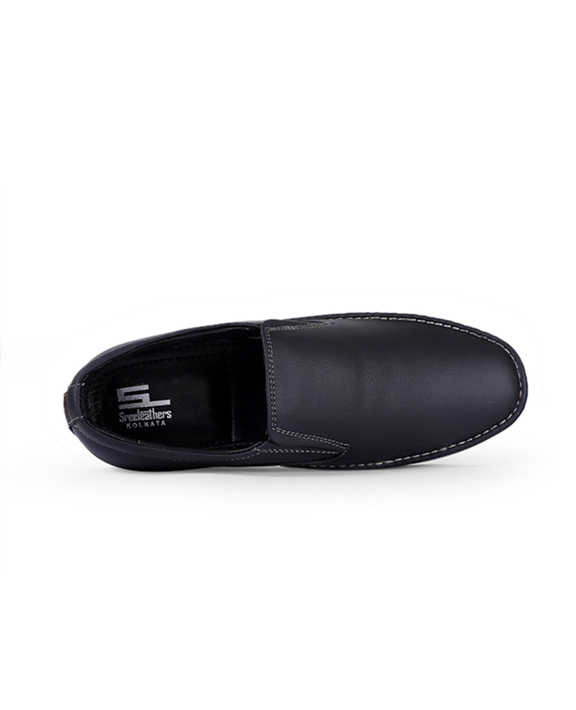 Men's leather Black shoes  200284