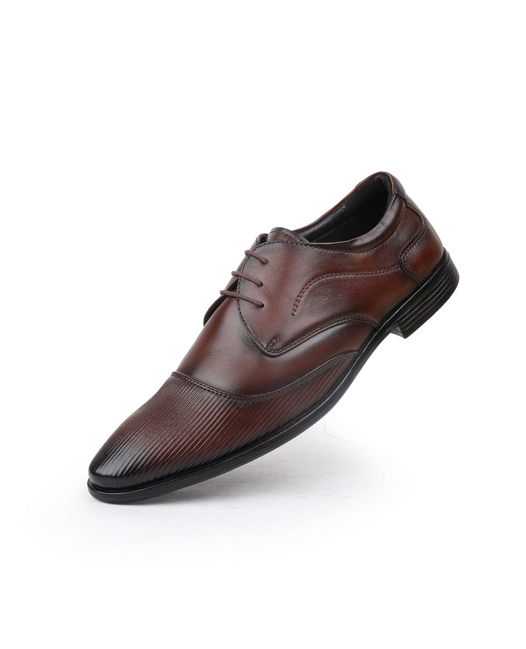 Men's leather brown shoes 203326