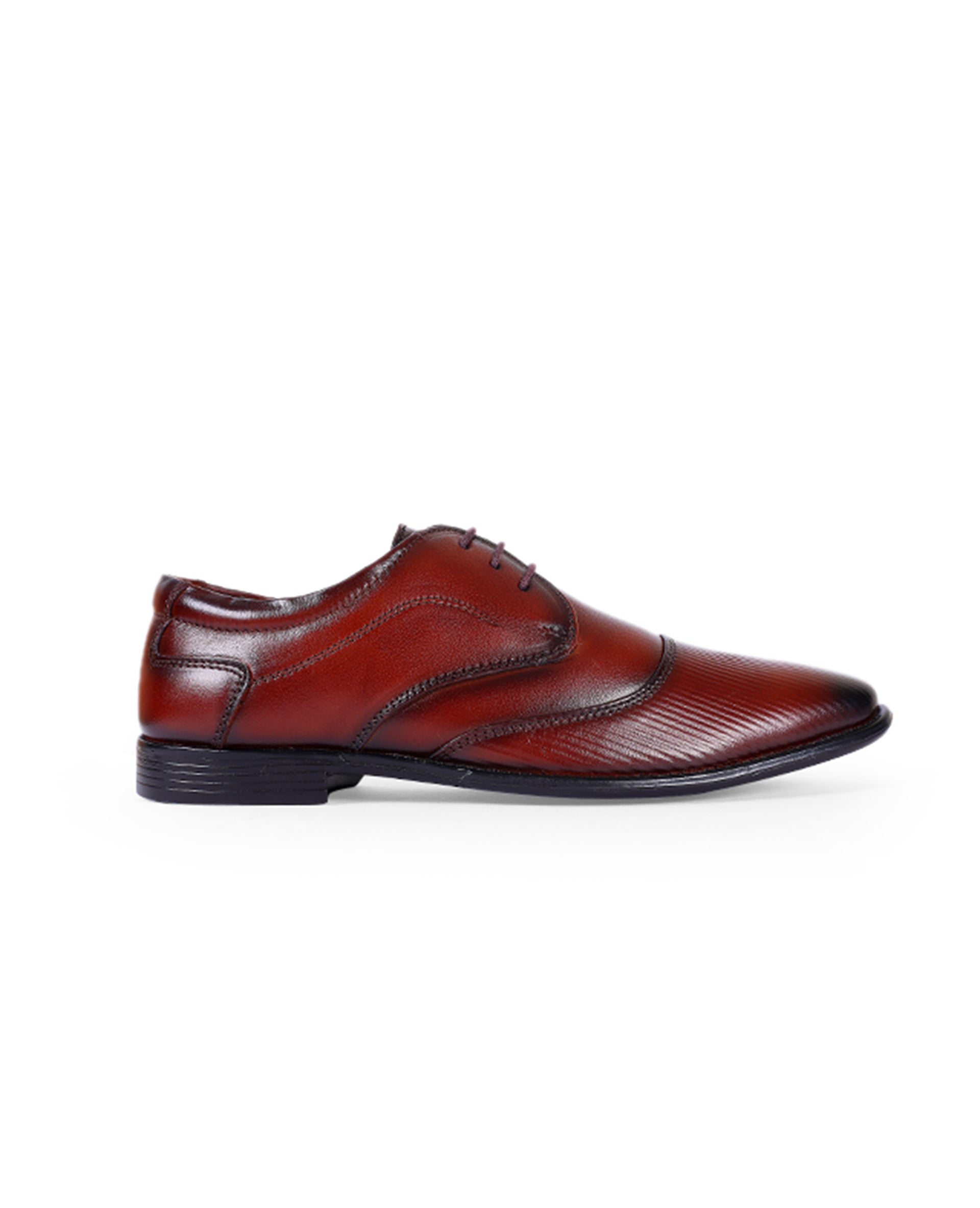 Men's leather brown shoes 203326