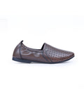 Men's leather brown shoes 203433