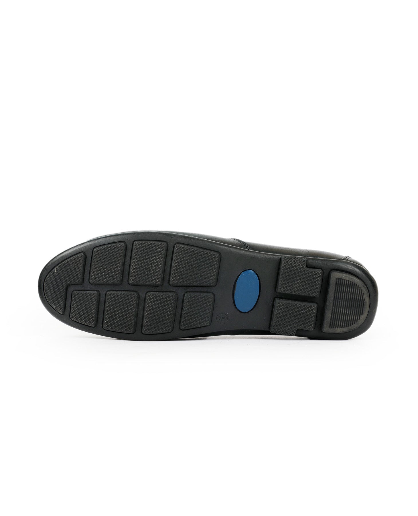MEN LEATHER LOAFER SHOE BLACK 205406