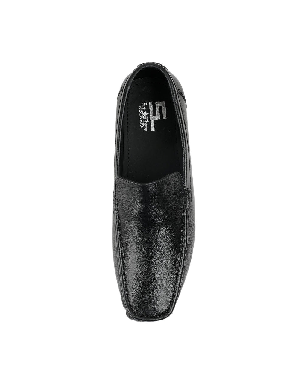 Men's leather loafer black Shoes  205907