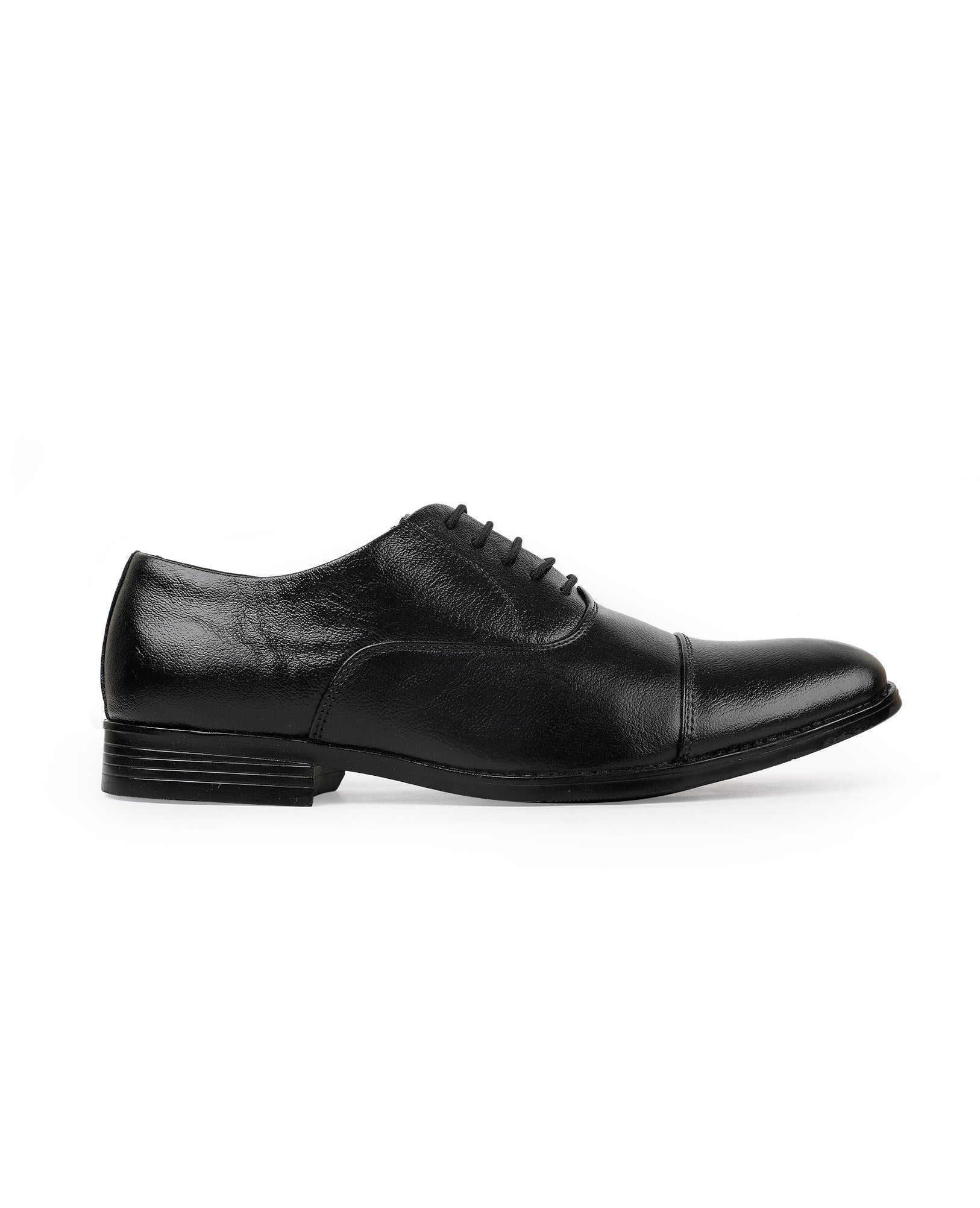 Men's leather oxford black shoes 205908